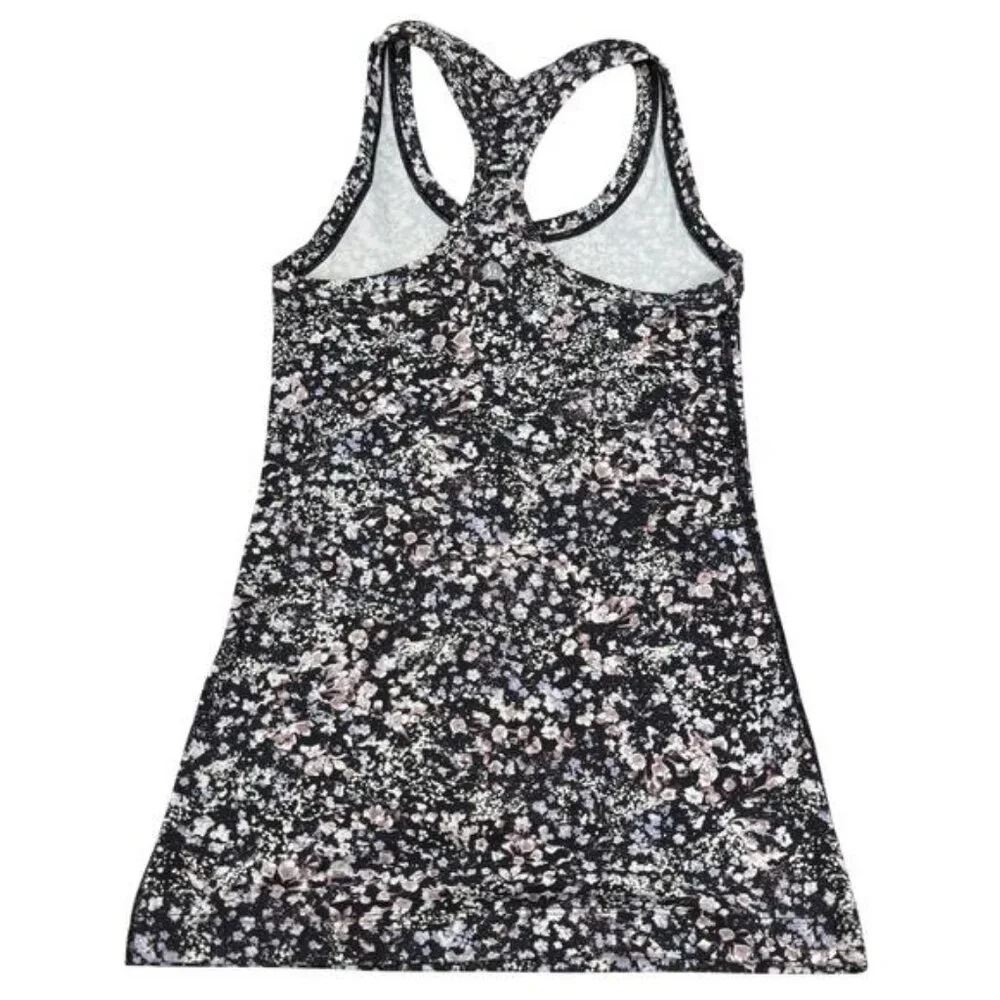 Lululemon Cool Racerback || Light Luon In Floral Spritz Multi - Picture 6 of 7